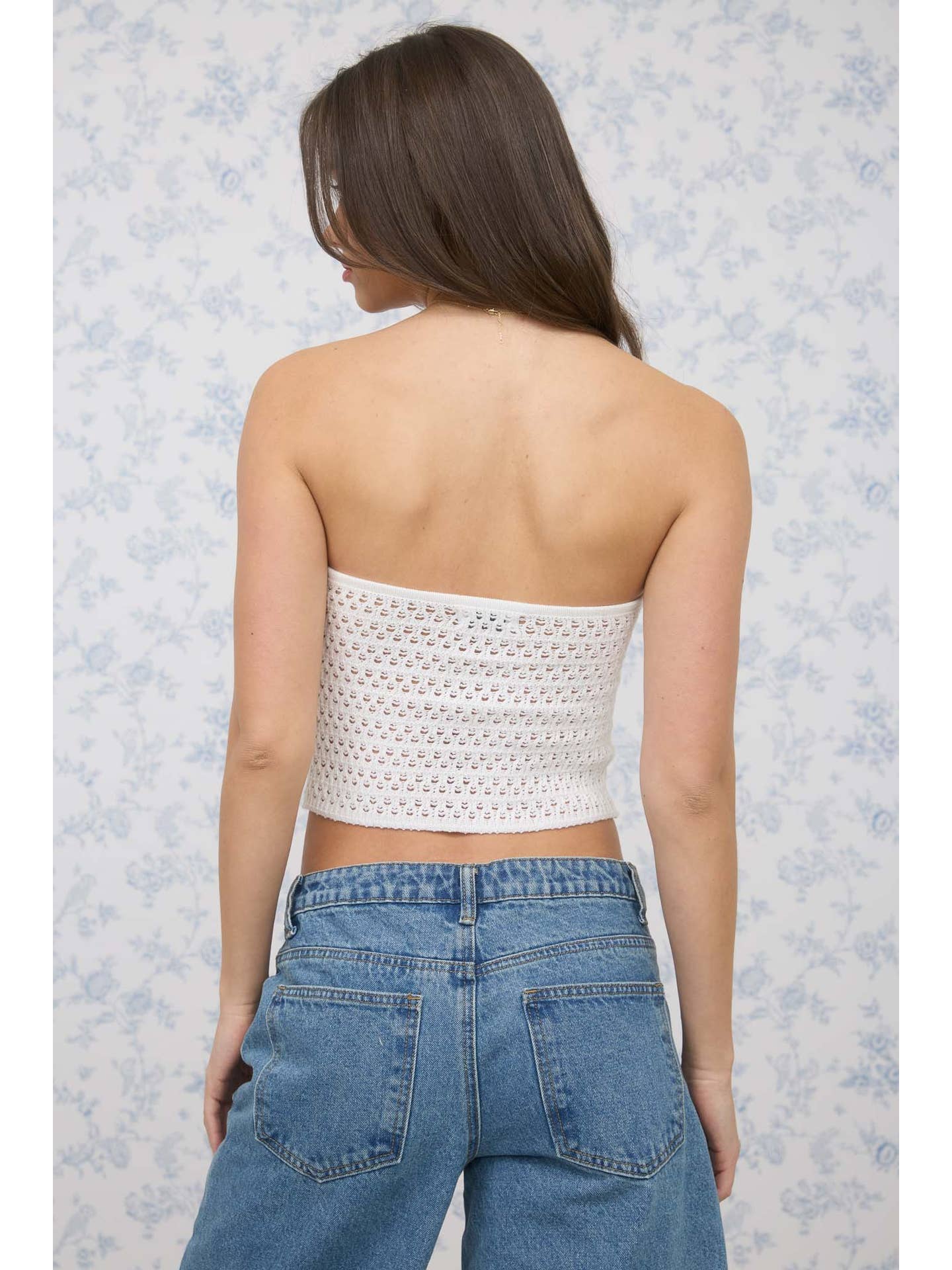 Let Freedom Ring Crochet Knit Top
