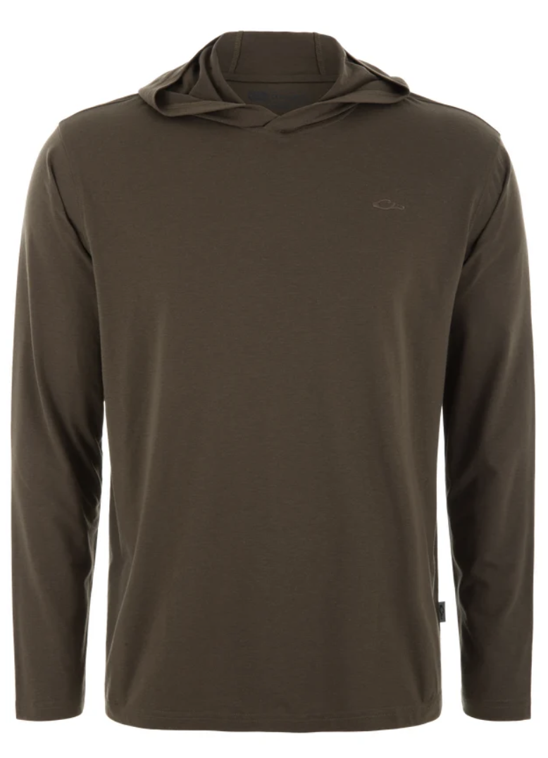 Drake Tri-Blend Hoodie Crocodile Brown