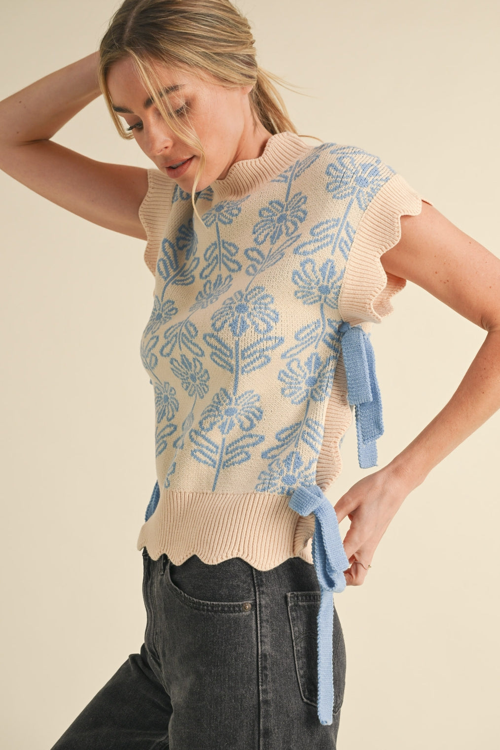 Spring Flowers Sweater