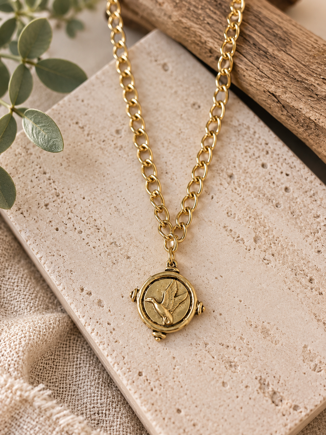 Duck Pendant Necklace