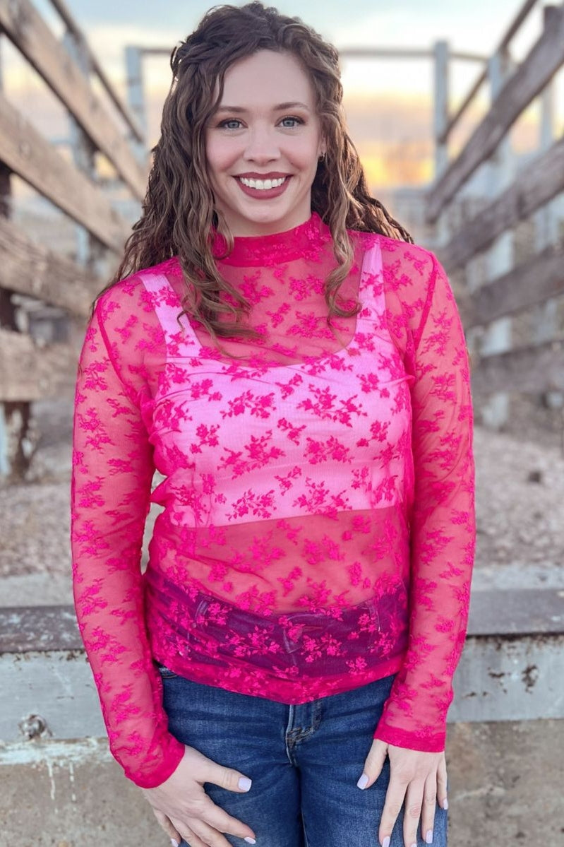 Glenda The Good Mesh Top