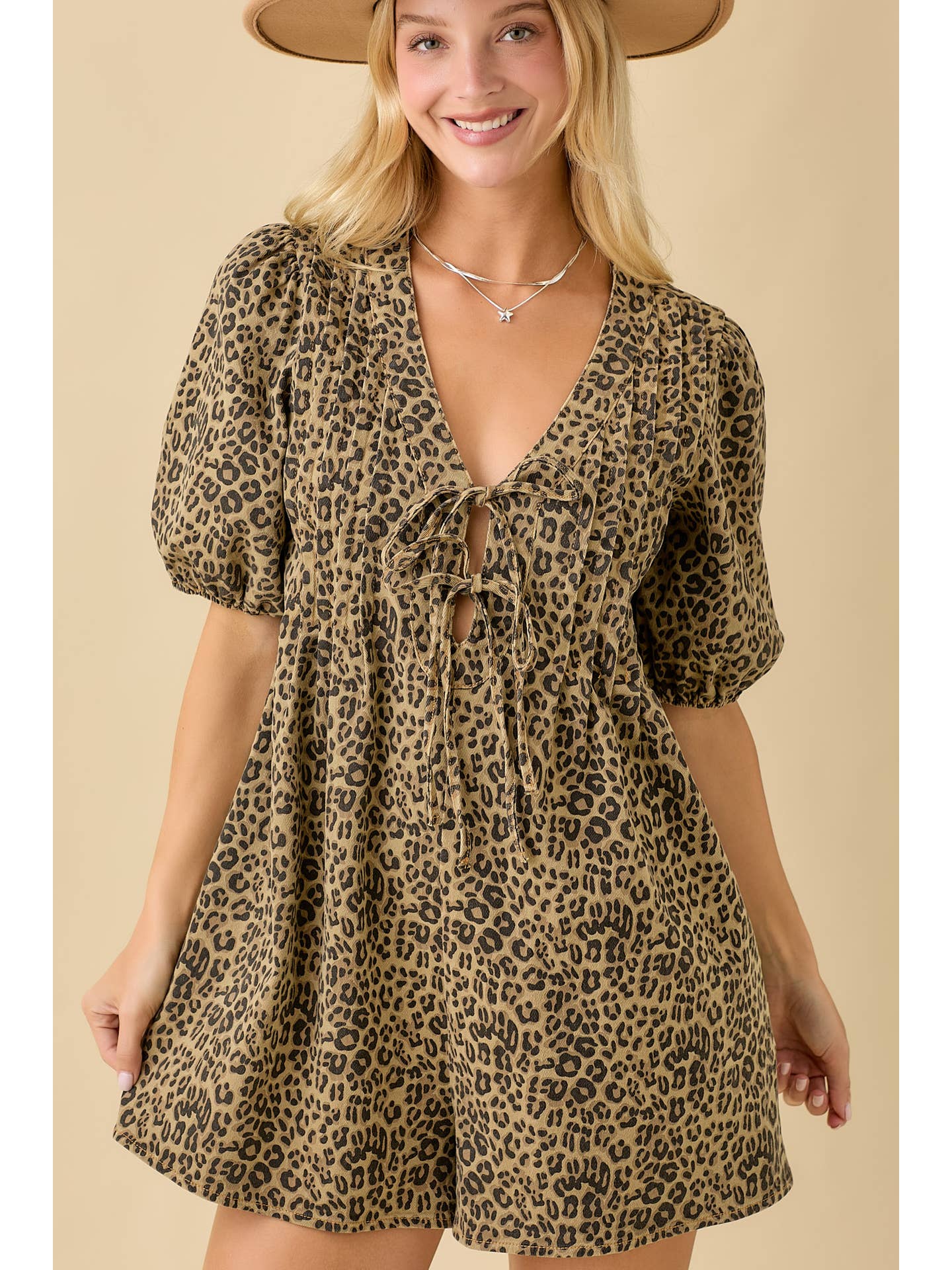 Leopard Moment Romper