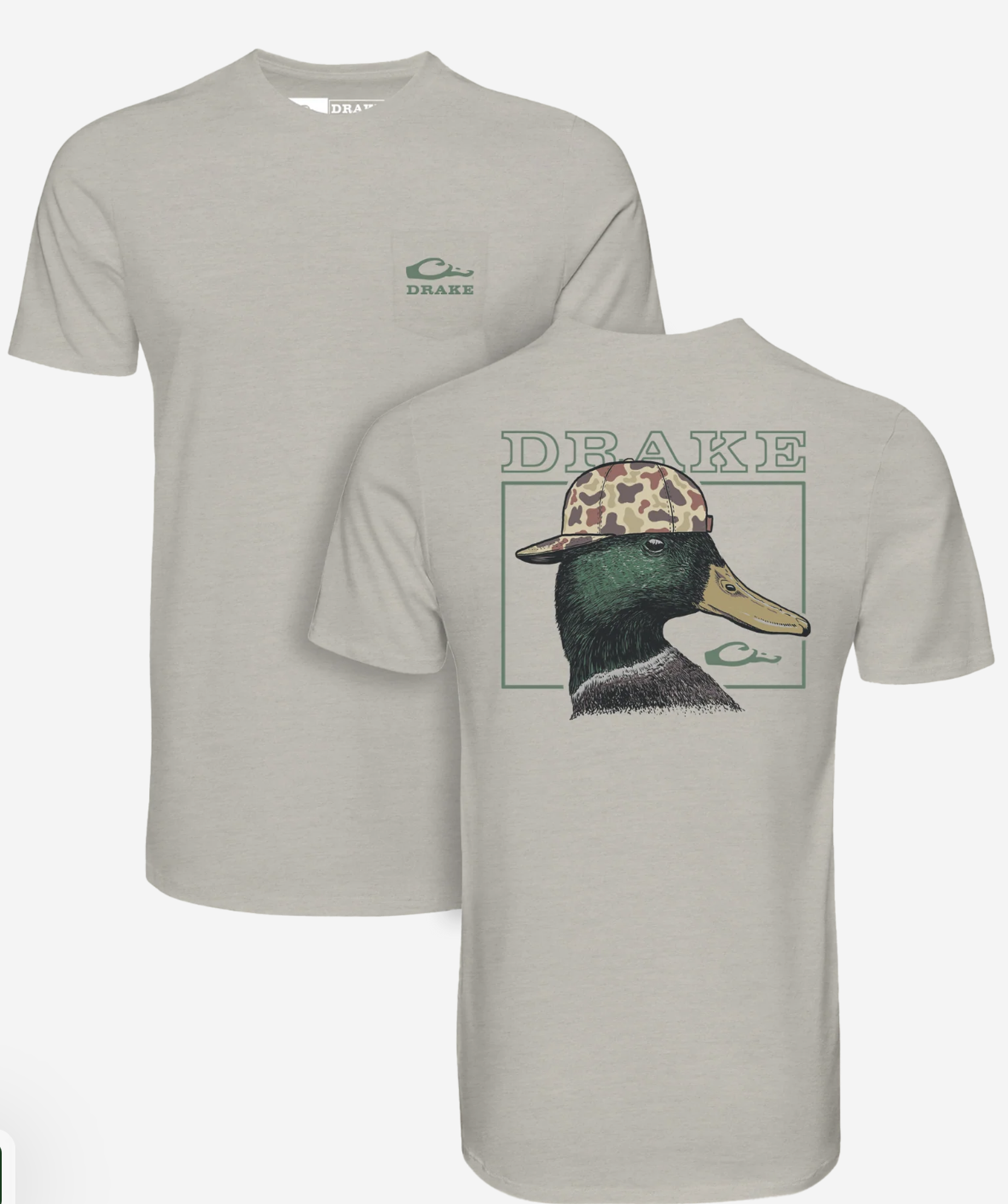Back Cap Mallard Cobblestone
