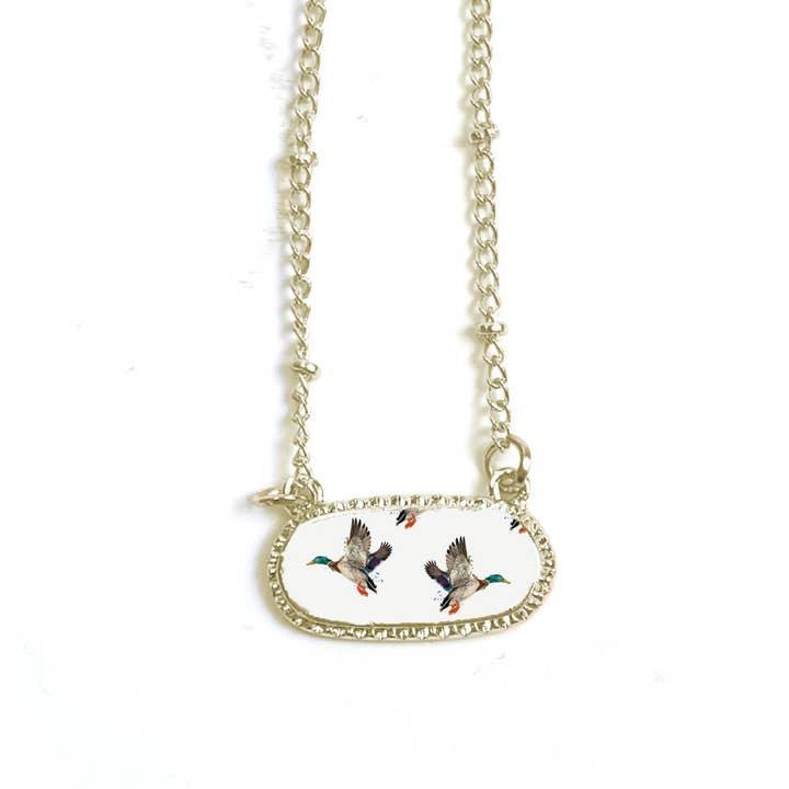 White Duck Necklace