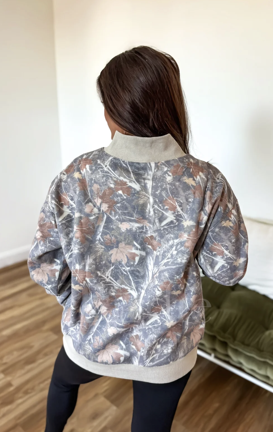 The Ridge Mock Neck in Timber Haze Camo