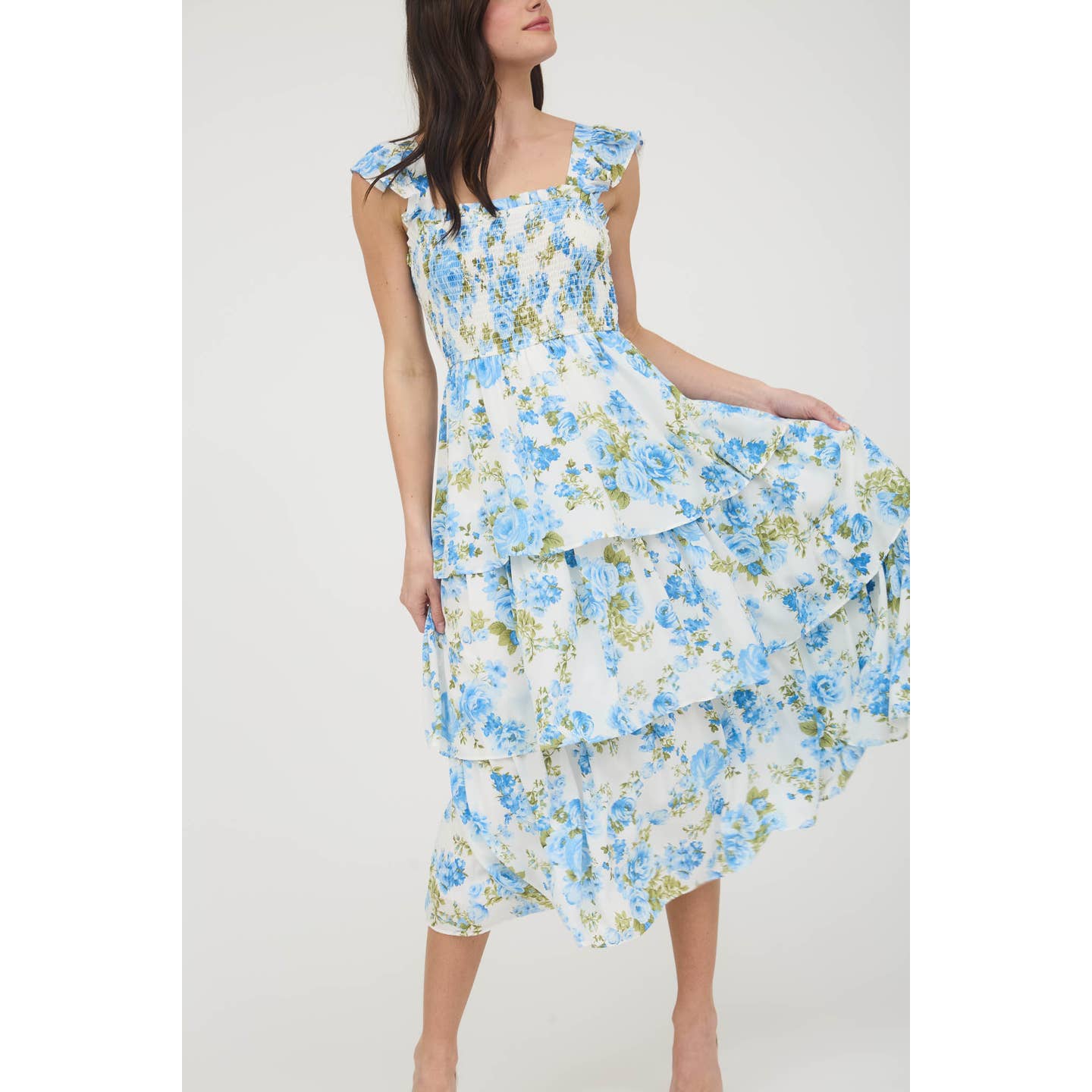 Time Flys Midi Dress