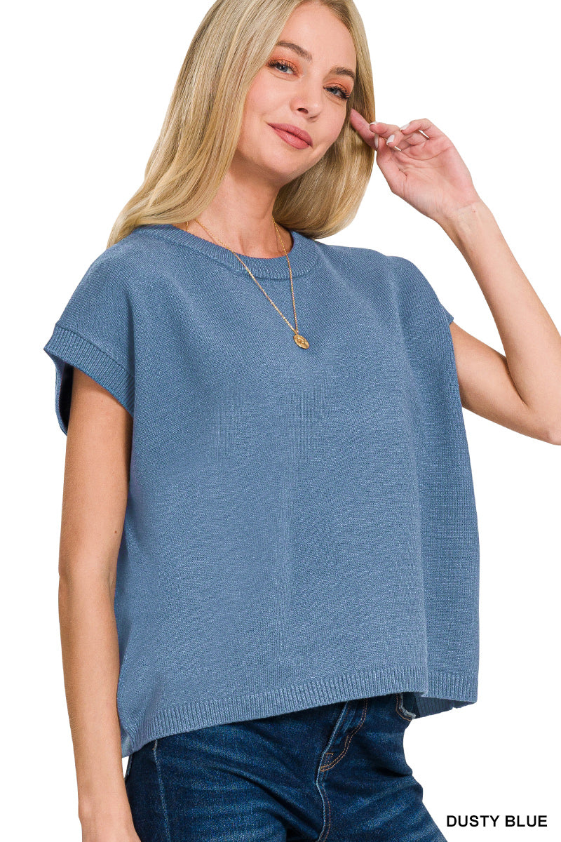 Victoria Sweater Dusty Blue