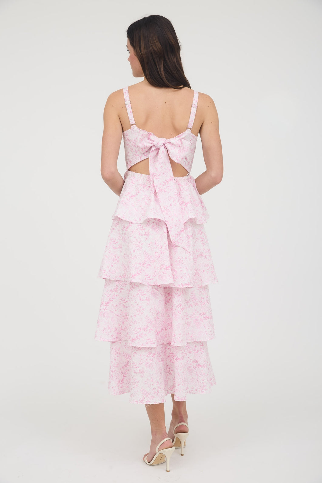 Tickled Pink Midi Dress