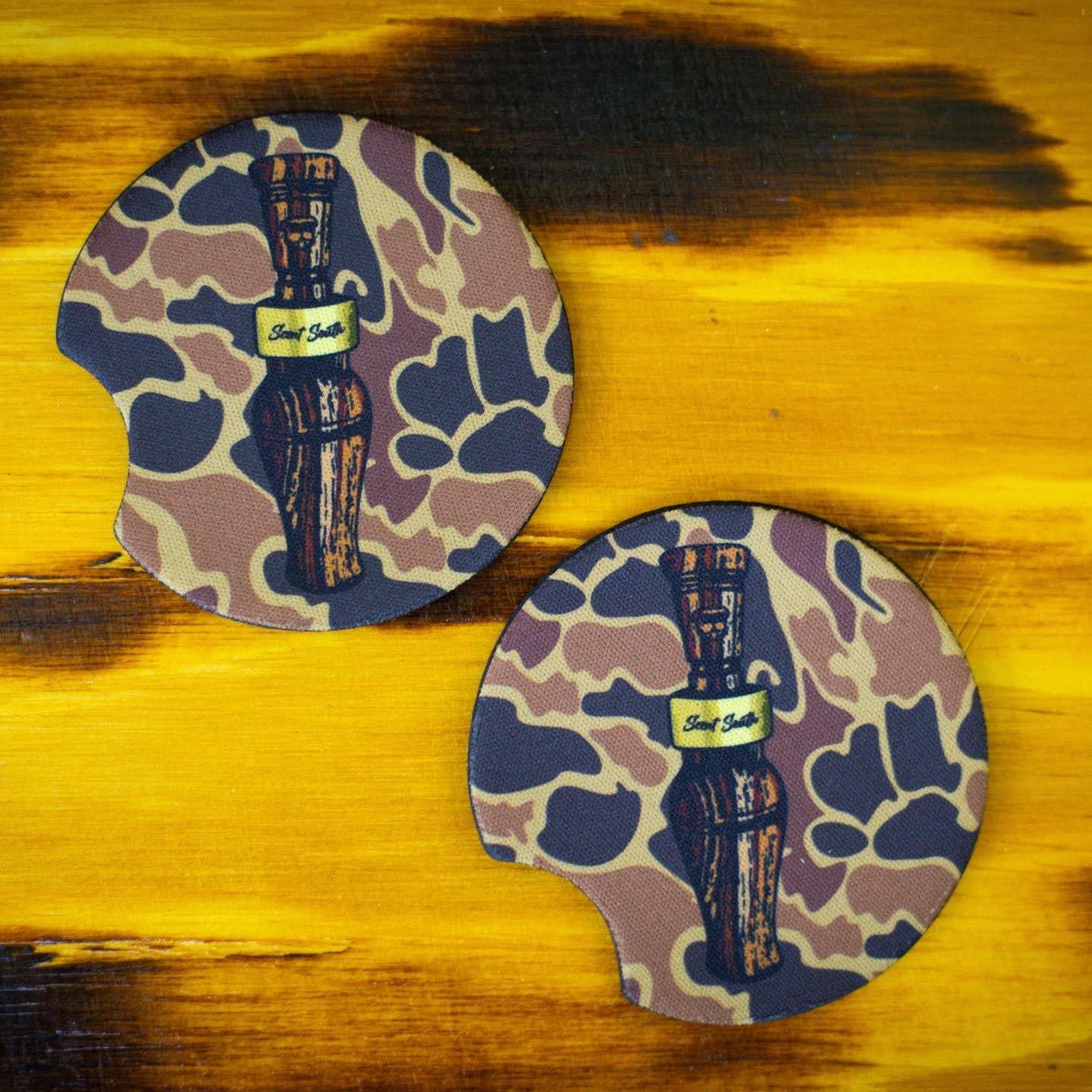 Duck Call Camo Car Coaster