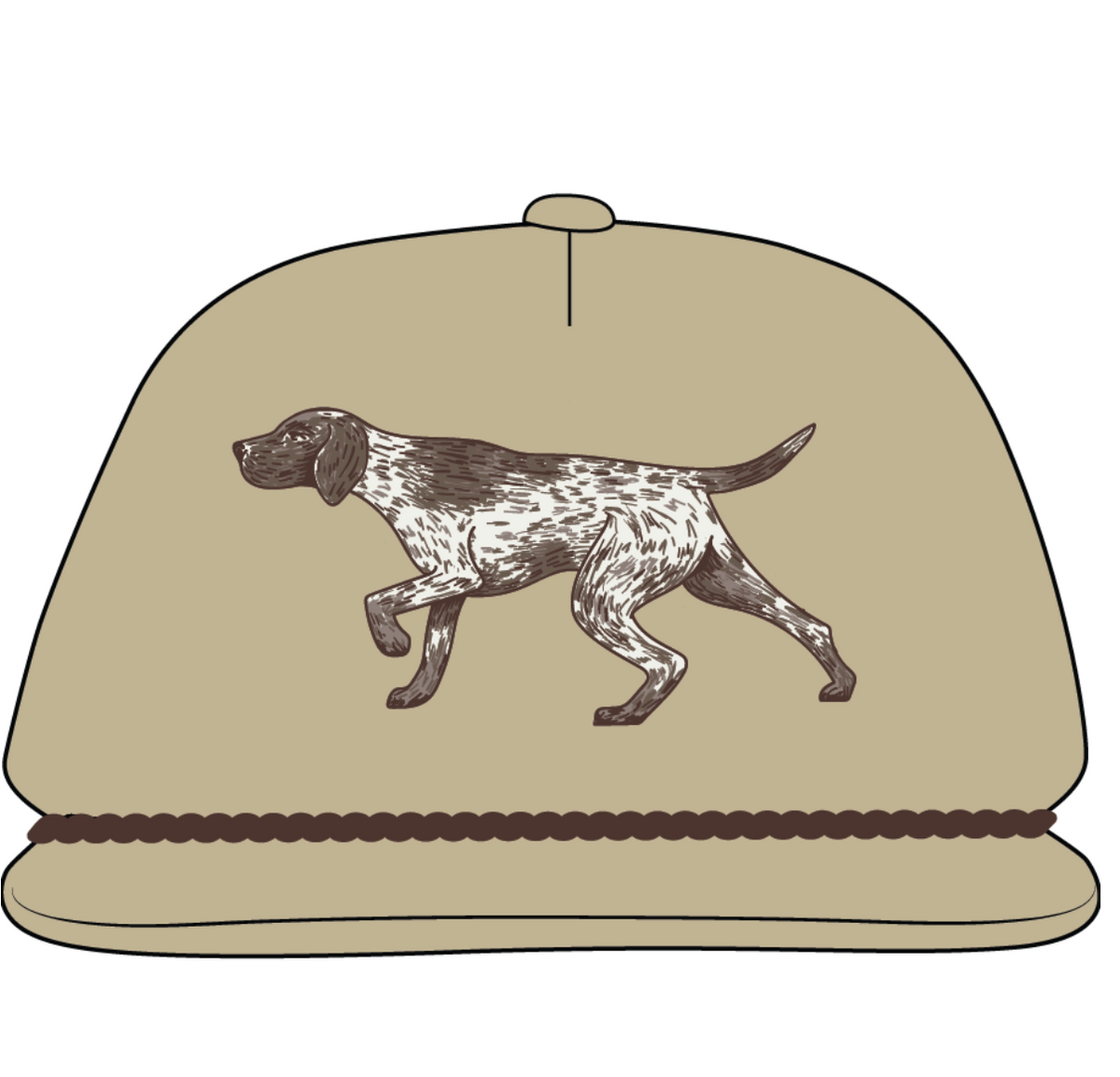 The Spotter Low-Profile Rope Hat Khaki