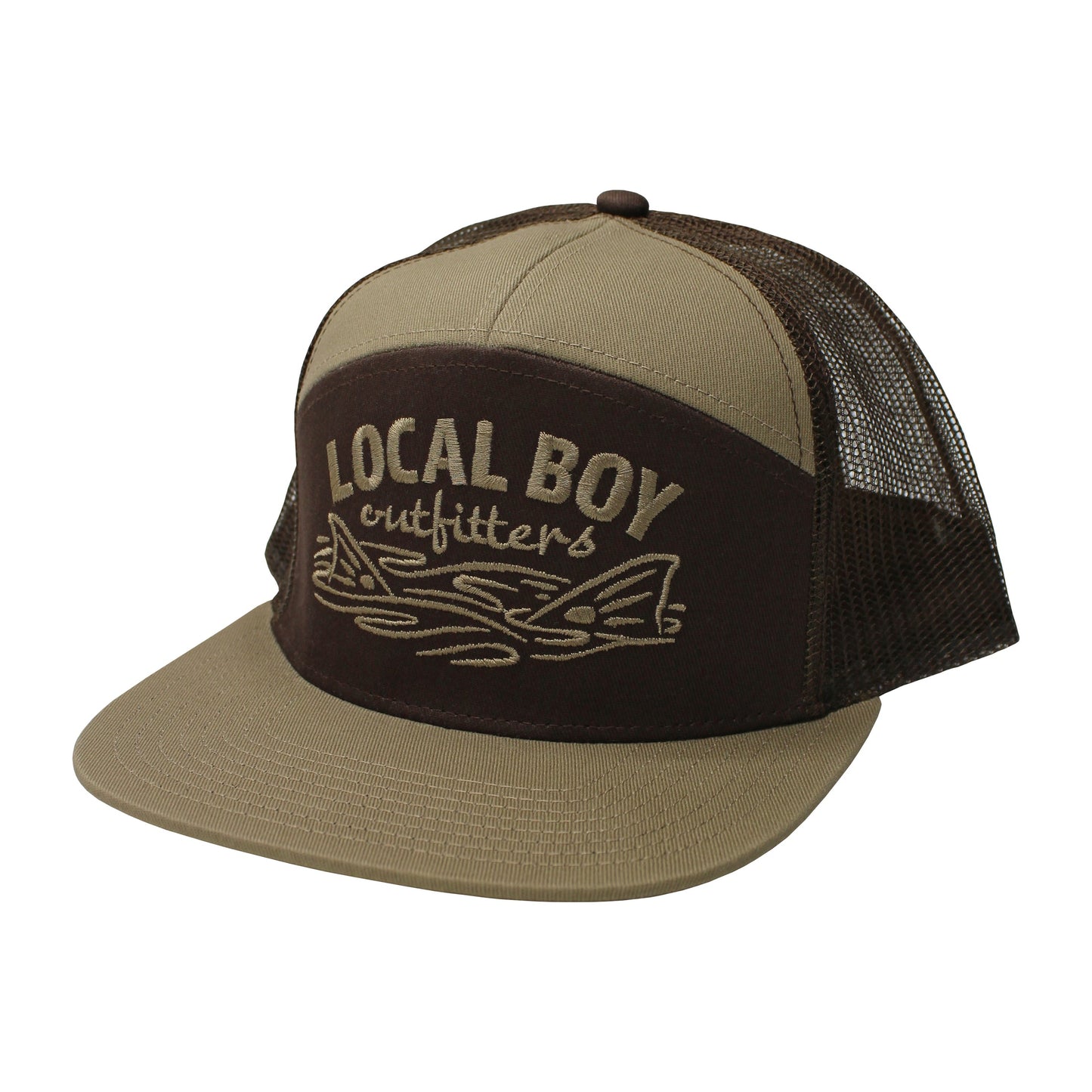 Local Boy Fish Tails 7 Panel Hat