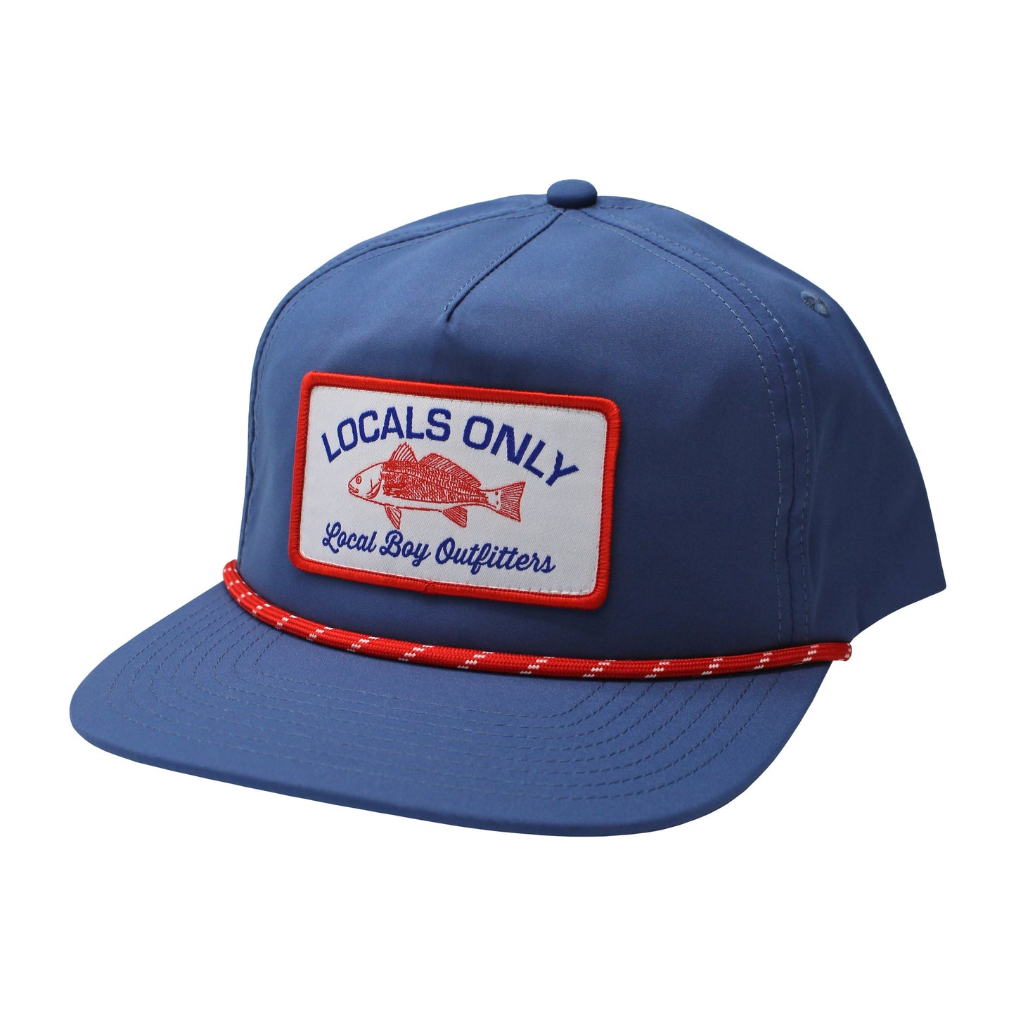 Youth Locals Only Fisherman Patch Rope Hat