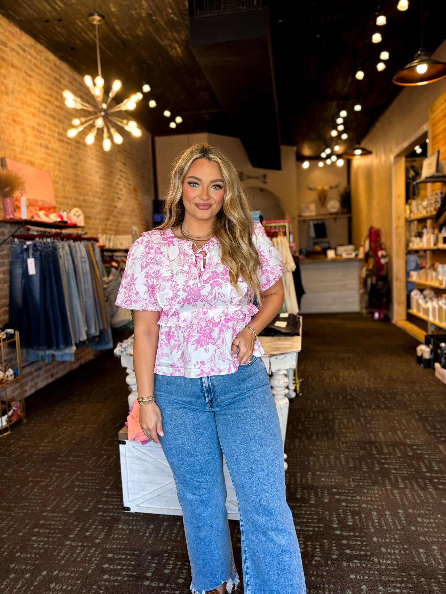Spring Flowers Blouse