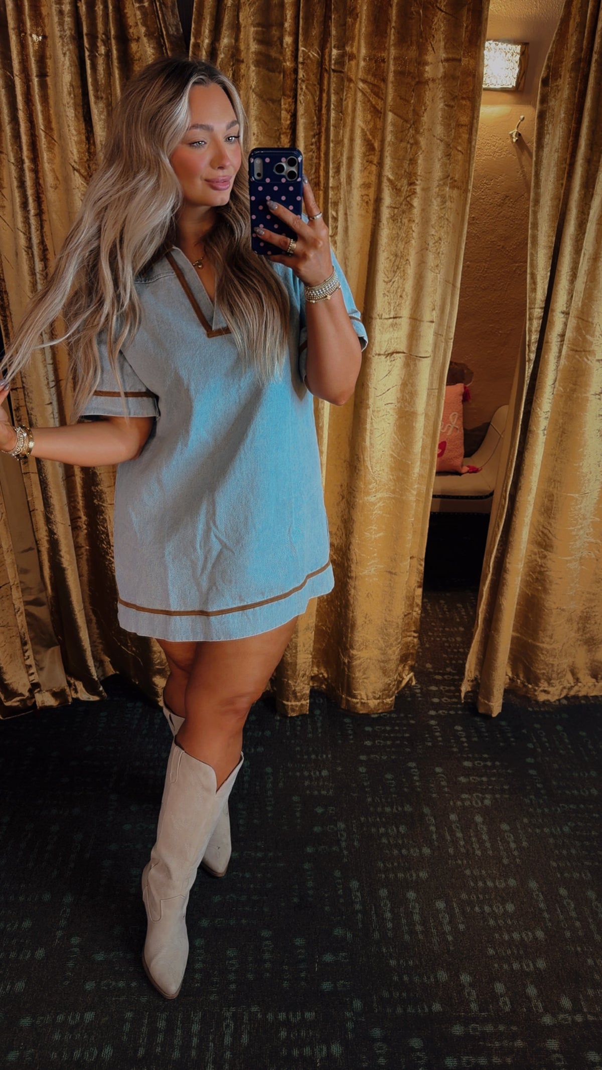 Be Her Denim Mini Dress
