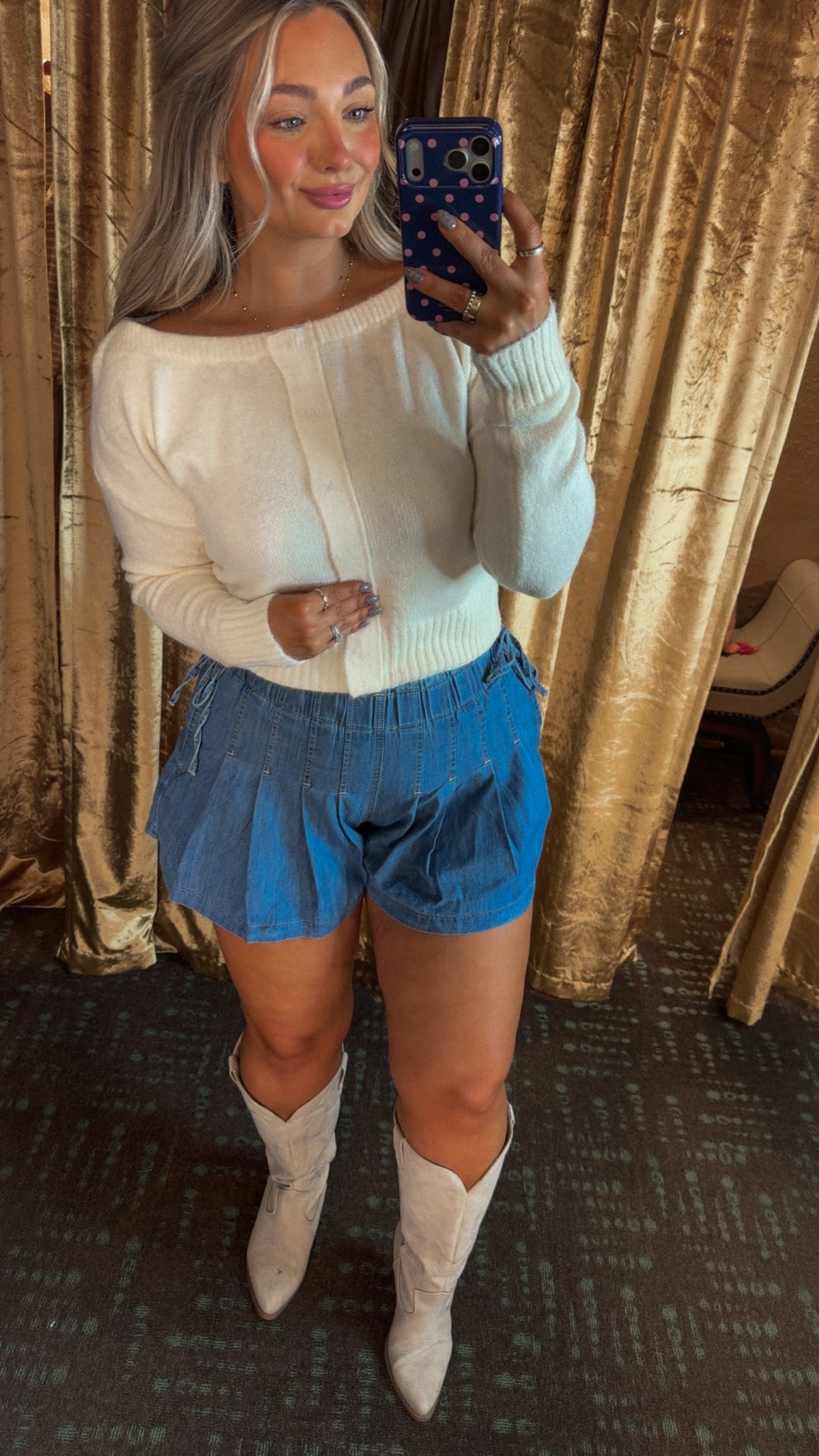 Hanna Off Shoulder Sweater