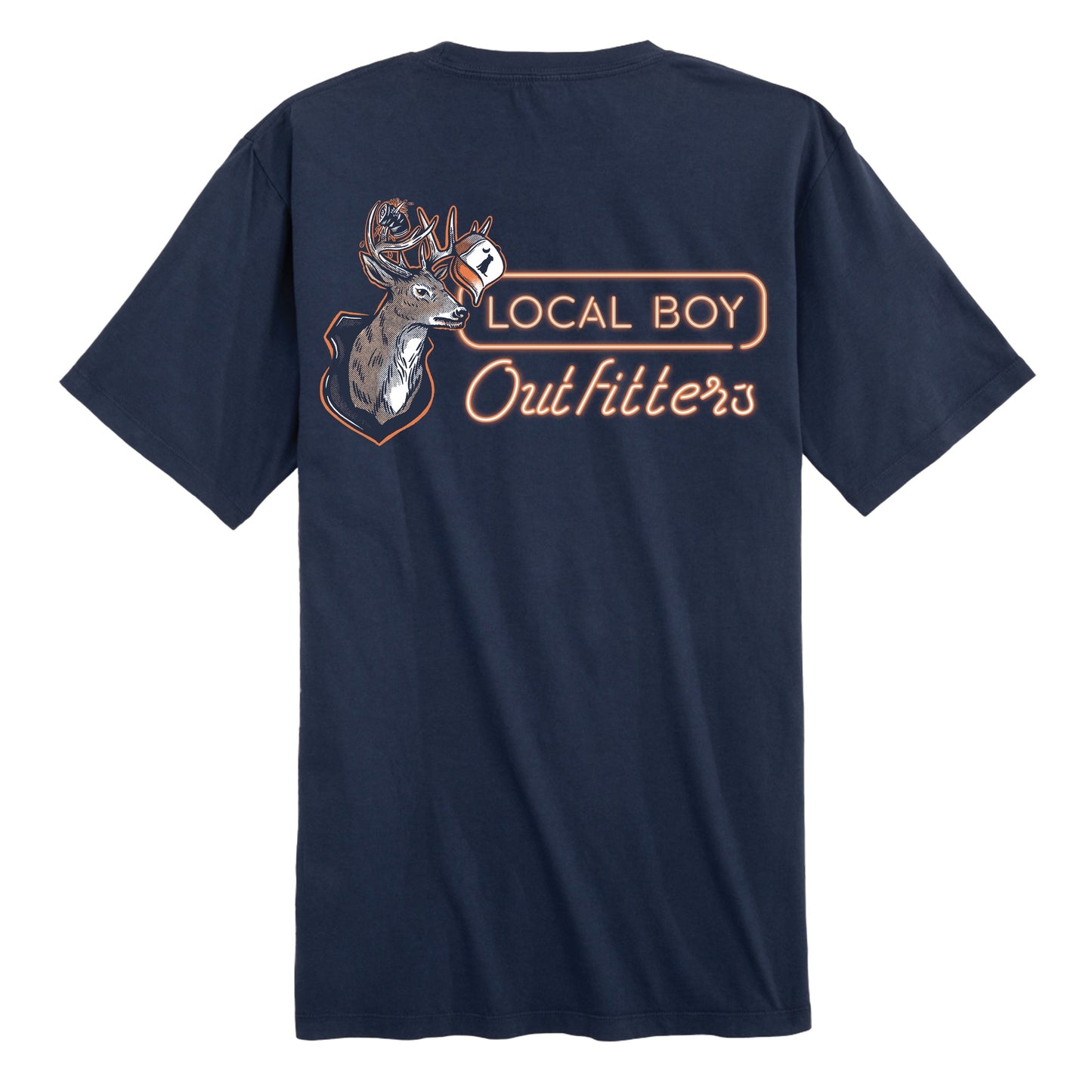 Neon Mount SS Tee China Blue