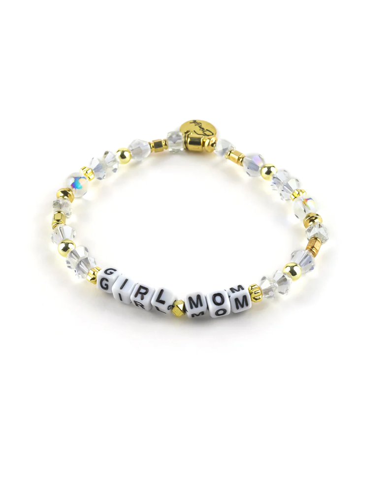 Girl Mom Bracelet Crystal