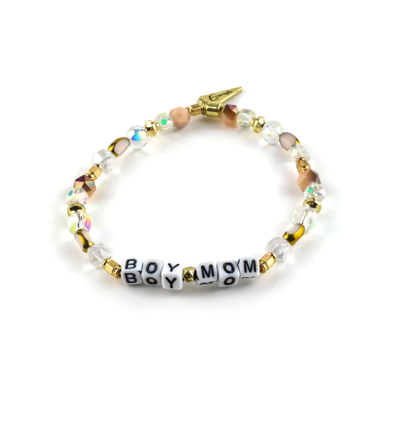 Boy Mom Bracelet Blush