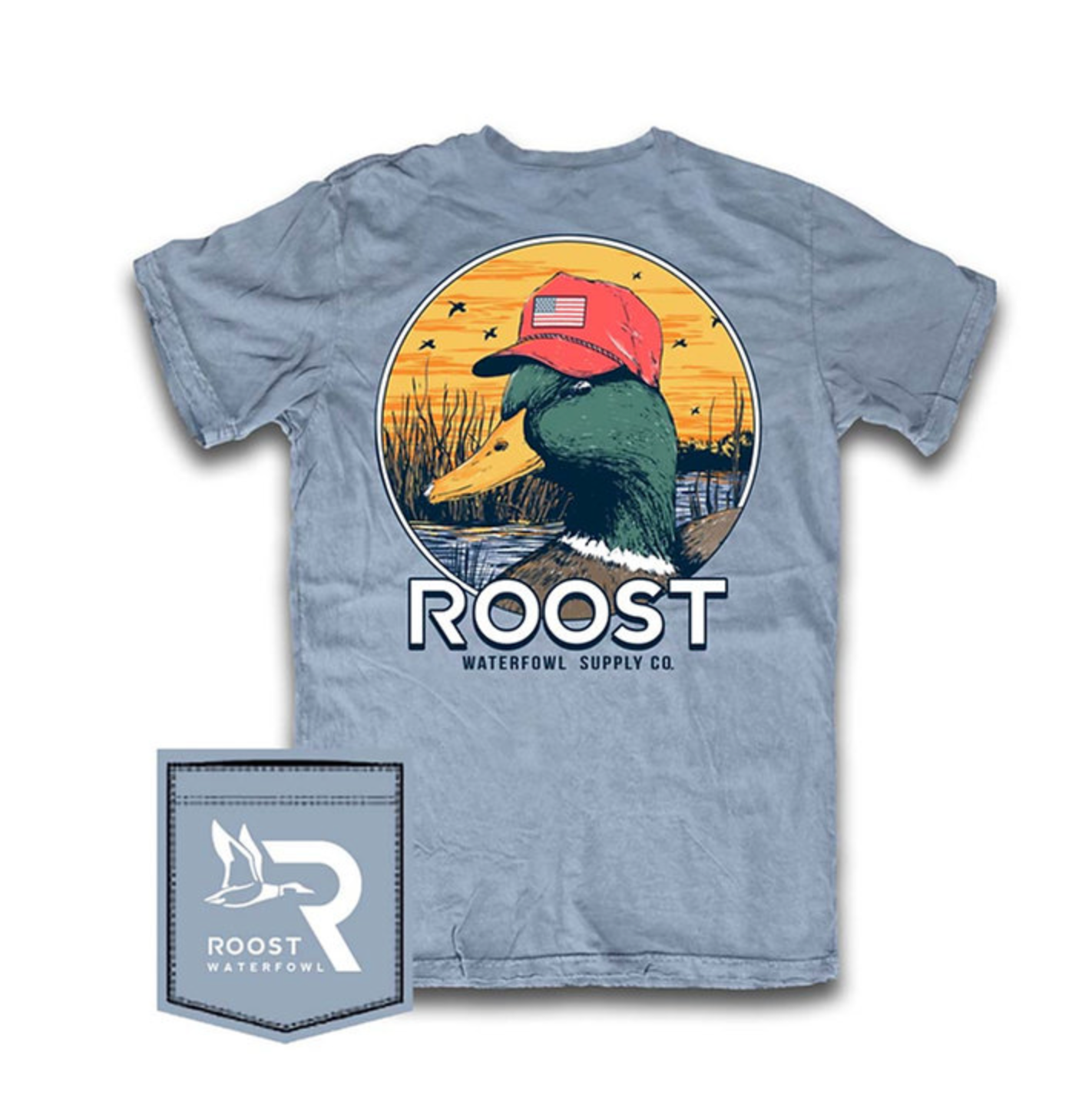 Youth Roost Duck With Hat T-Shirt