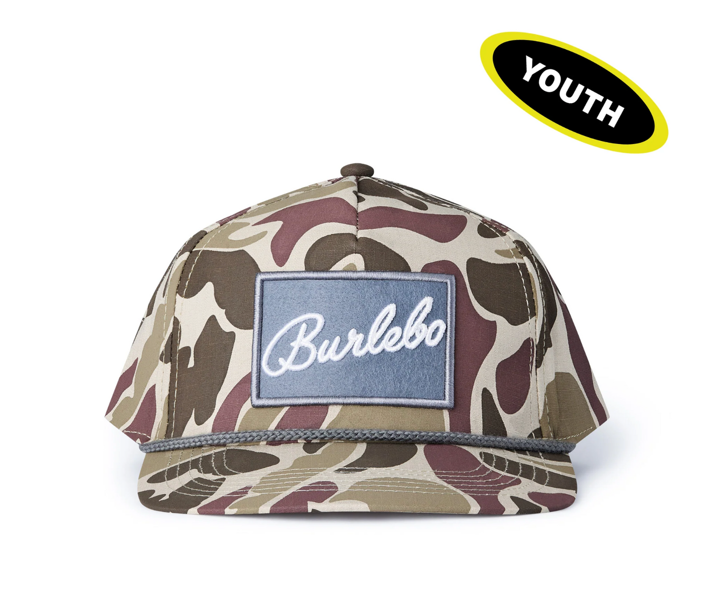 Burlebo Youth Cap - Grey Patch - Camo