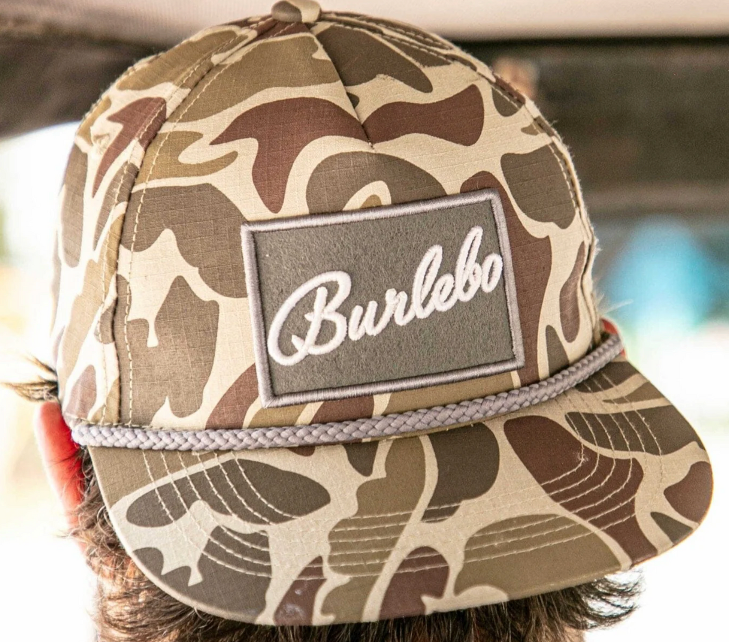 Burlebo Grey Patch Camo Cap