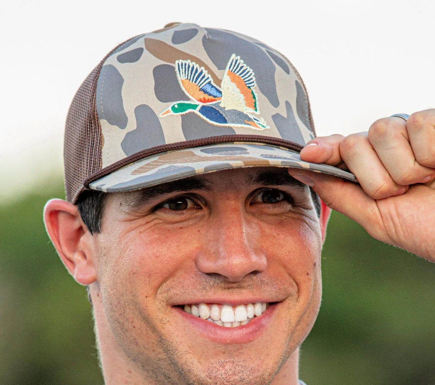 Burlebo Retro Camo Duck Cap