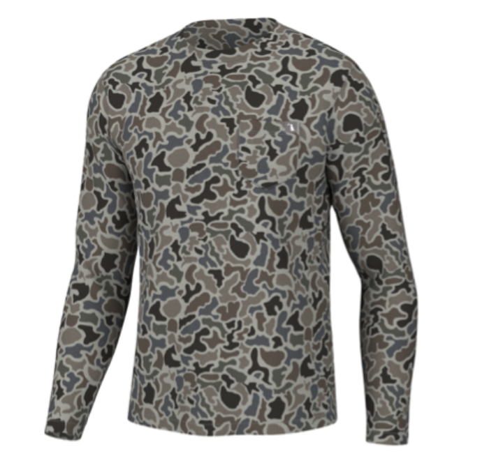 L/S Heather Blend Crew Localfladge
