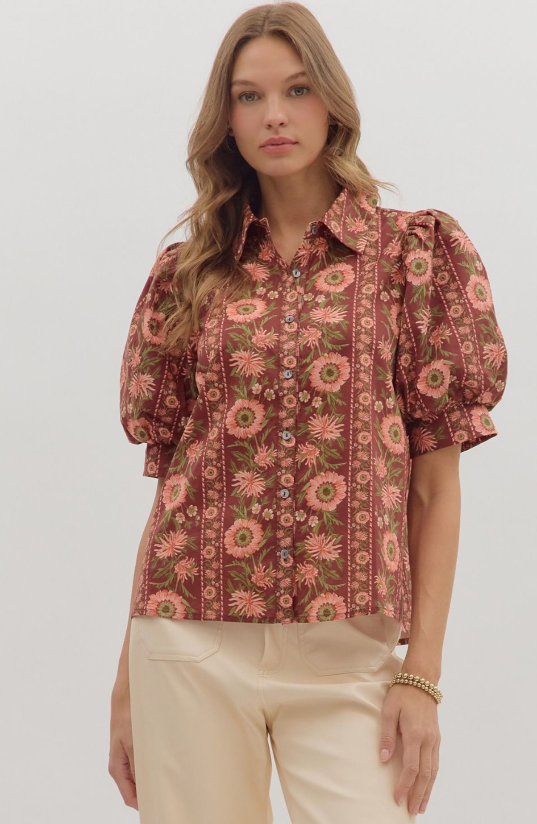 Evie Fall Floral Blouse