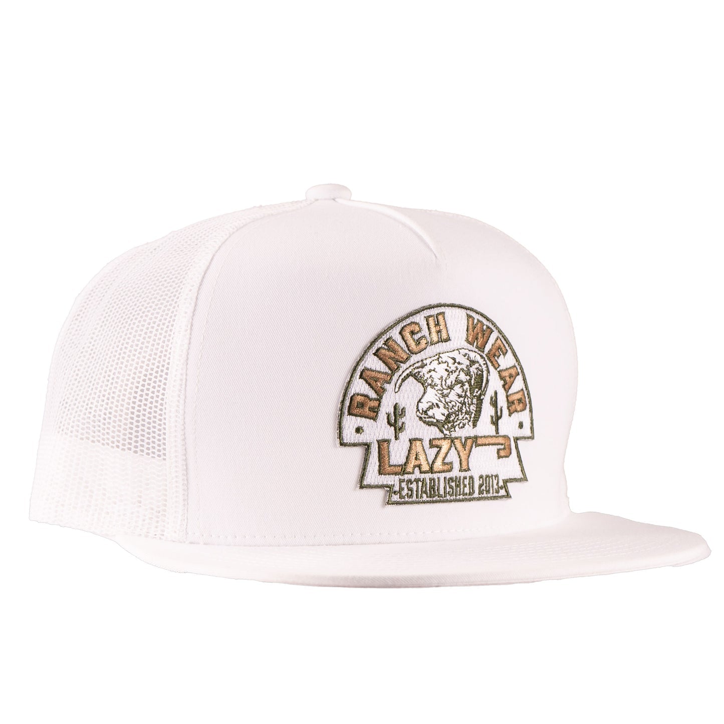 Lazy J Ranch White Olive Arrowhead Five Panel