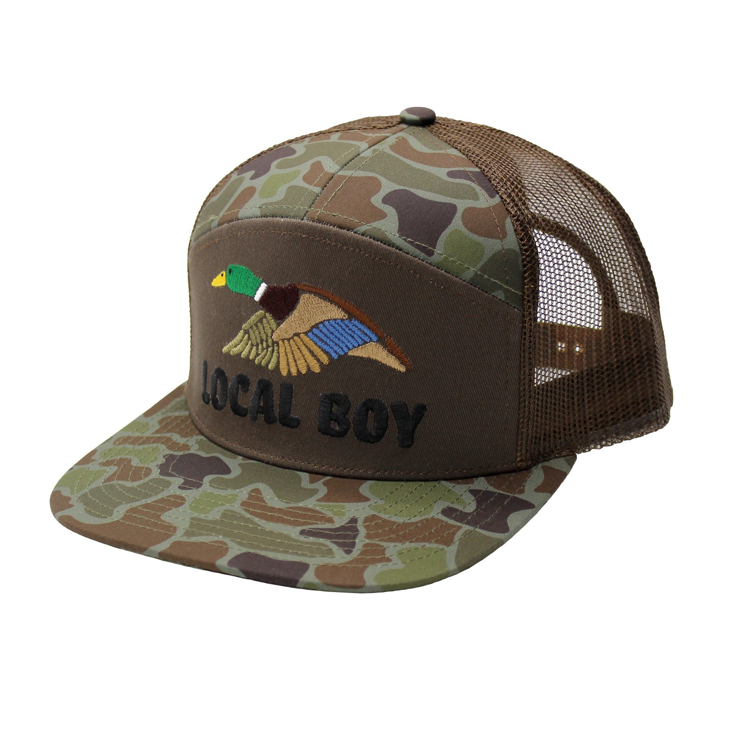 Wild Dick 7 Panel Hat OD/Brown