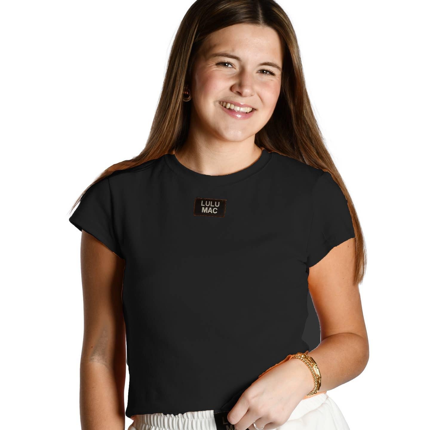 LULU Mac Baby Doll Top Black