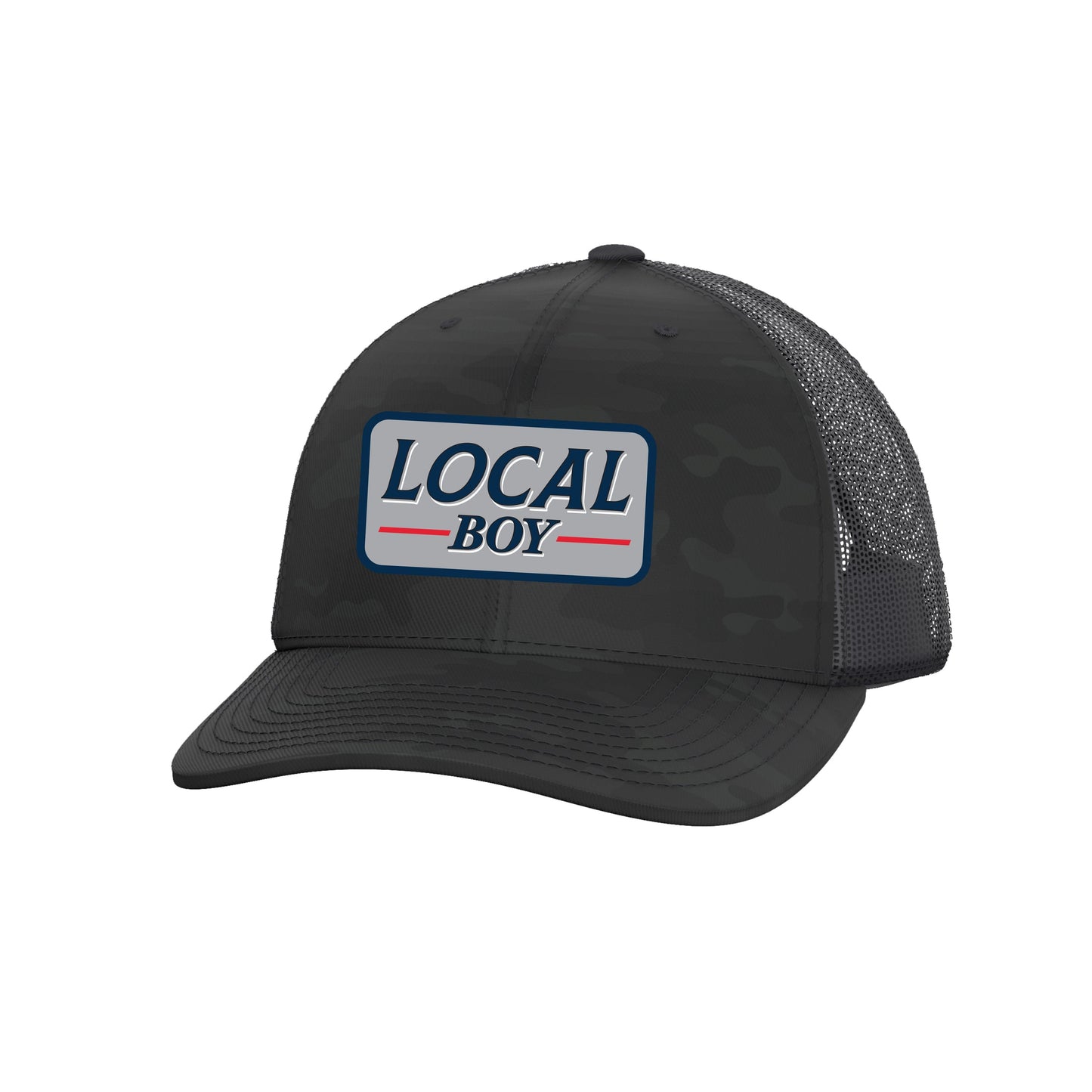 Local Boy Busch Badge Trucker Hat