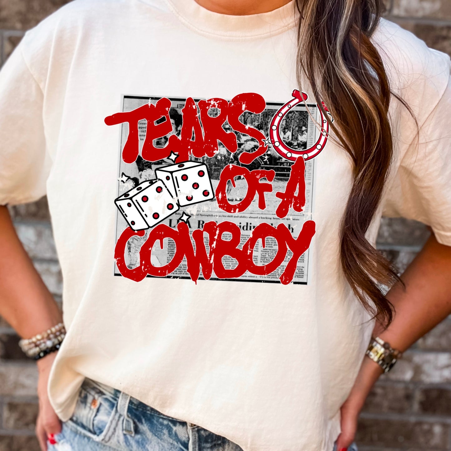 Tears Of A Cowboy Graphic Tee