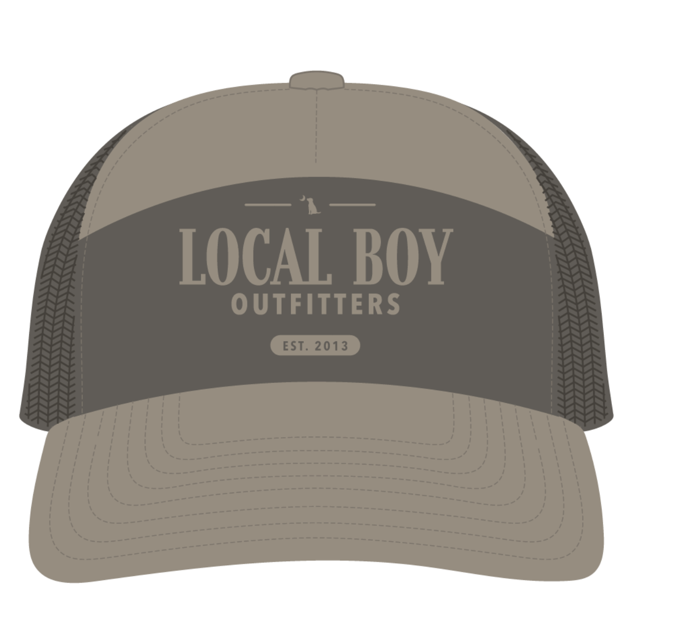 Lucky Text 7 Panel Hat