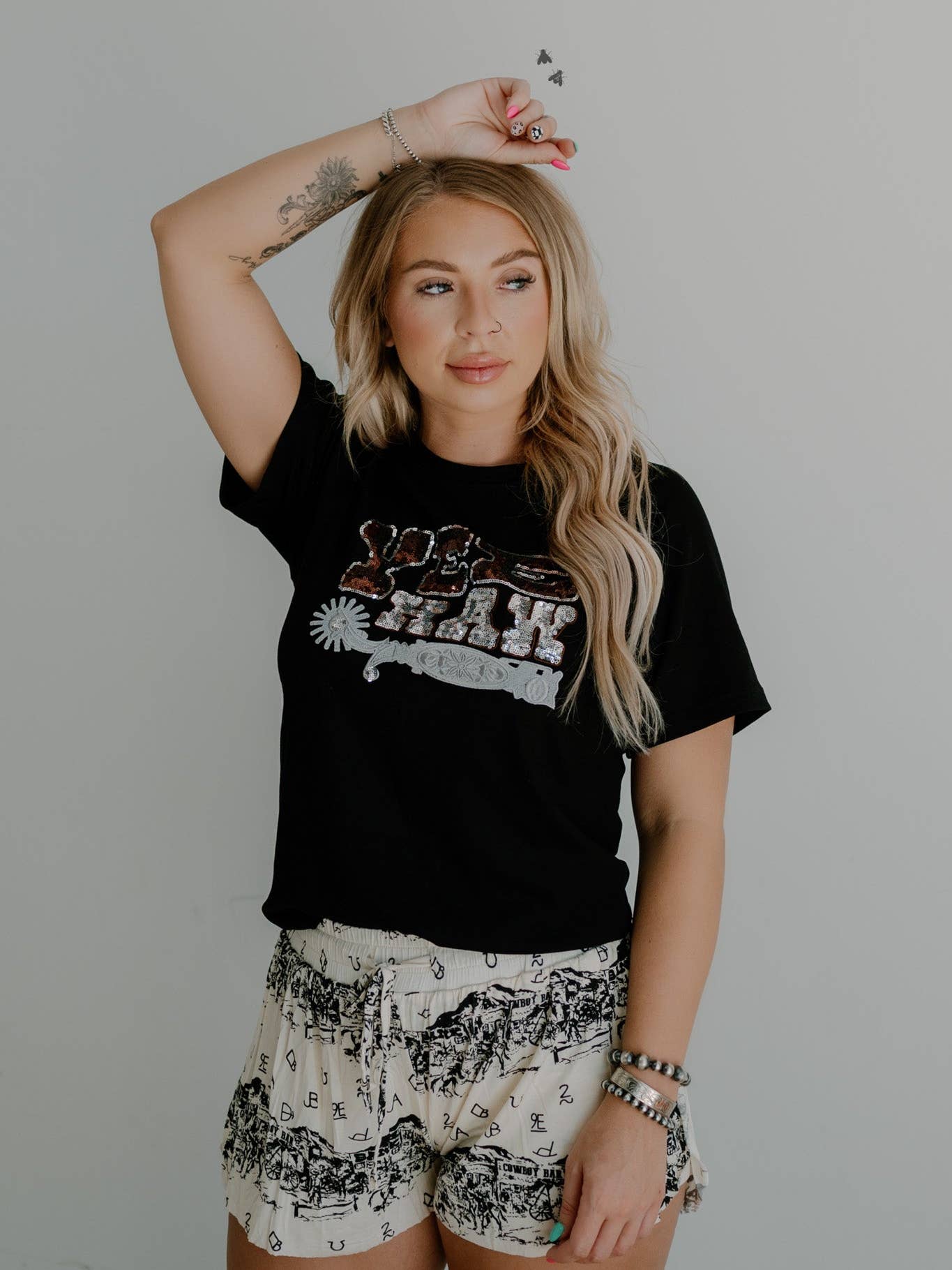 Spur Me Silvers Tee