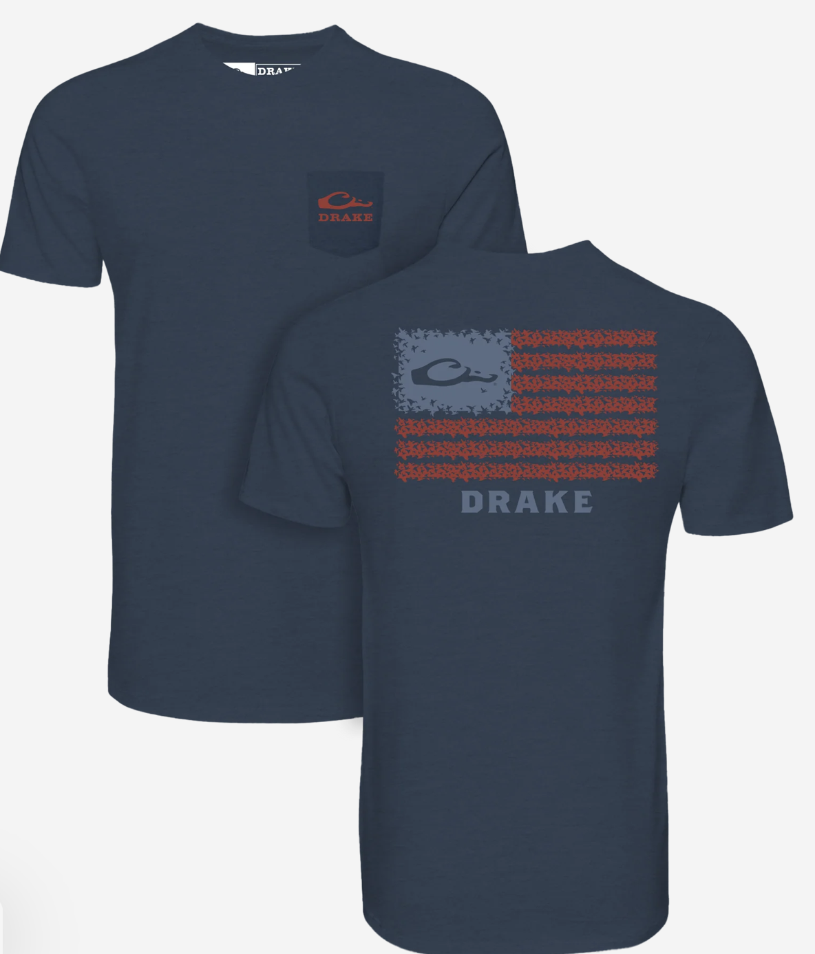 American Drake Flag Night Sky Navy