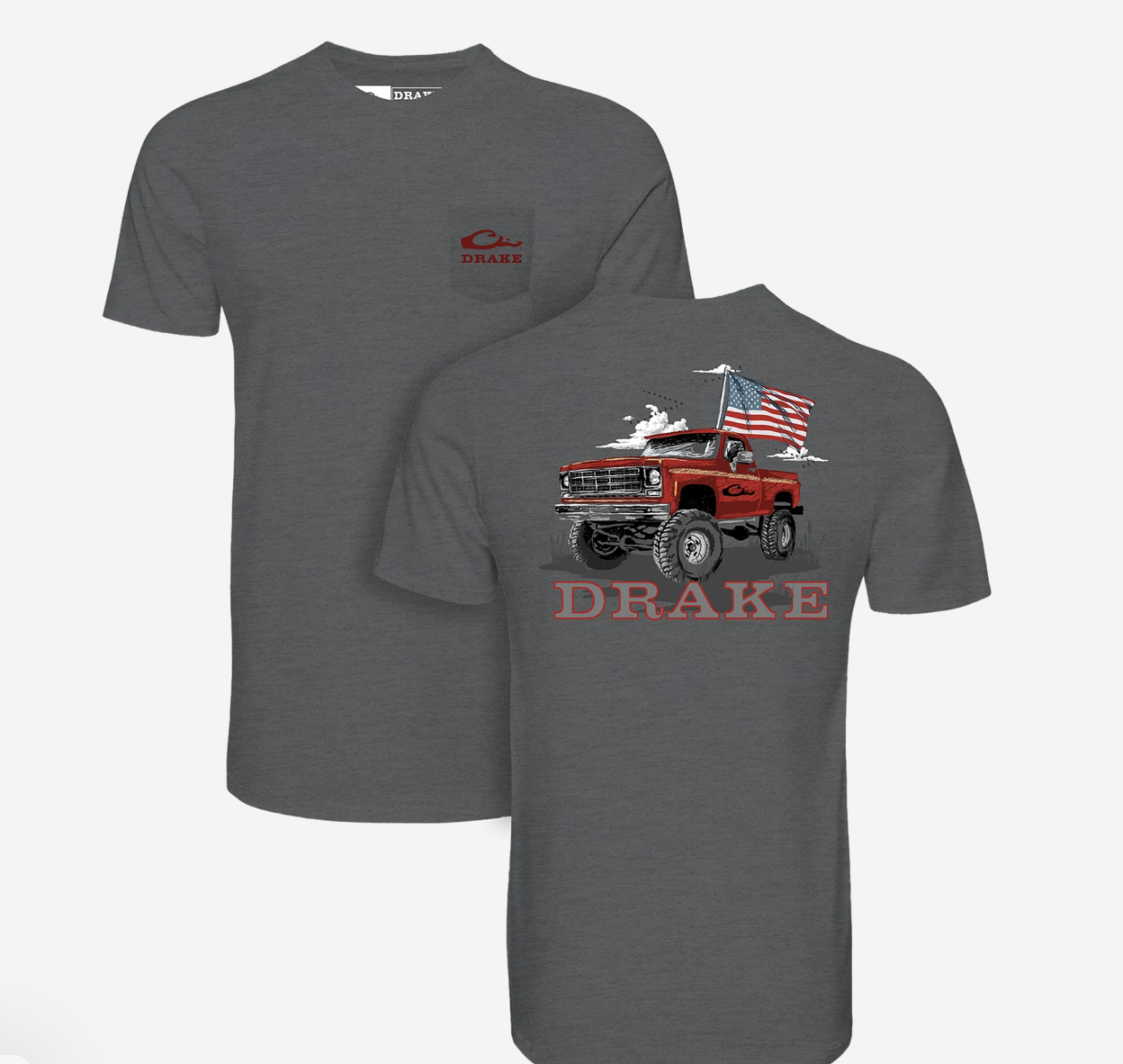 Youth Americana Flag Truck T SS