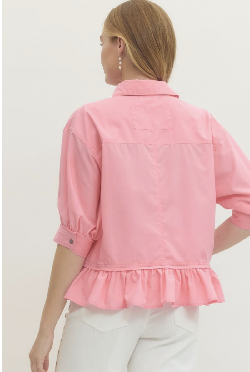 Remember Us Blouse In Pink