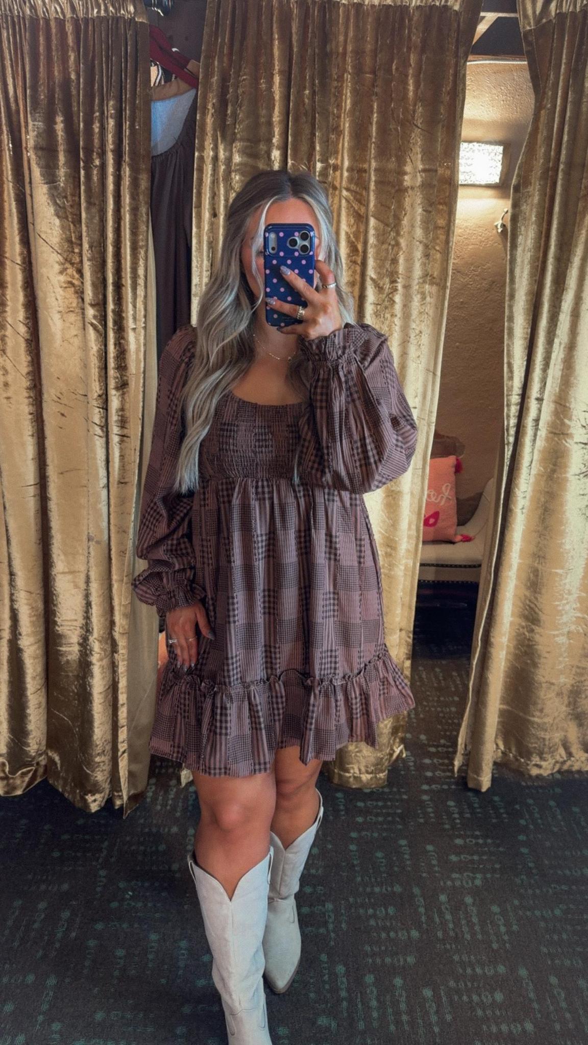 Spencer Plaid Mini Dress