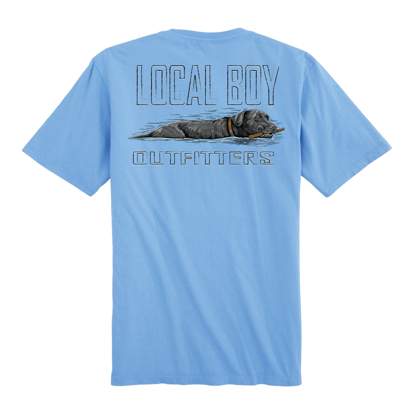 Youth Fetch Black Lab Tee