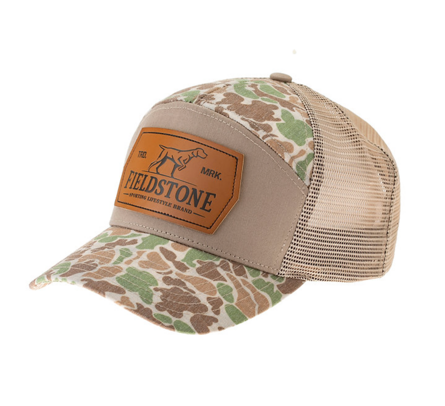 Youth 7 Panel Camo Hat