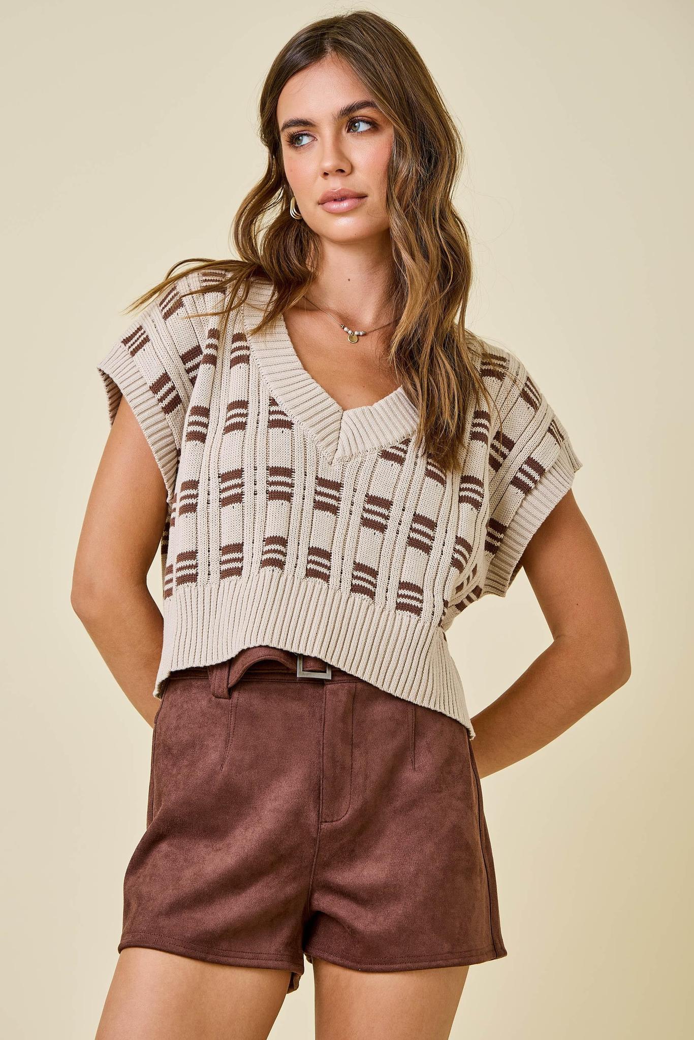 Layla Cropped Vest