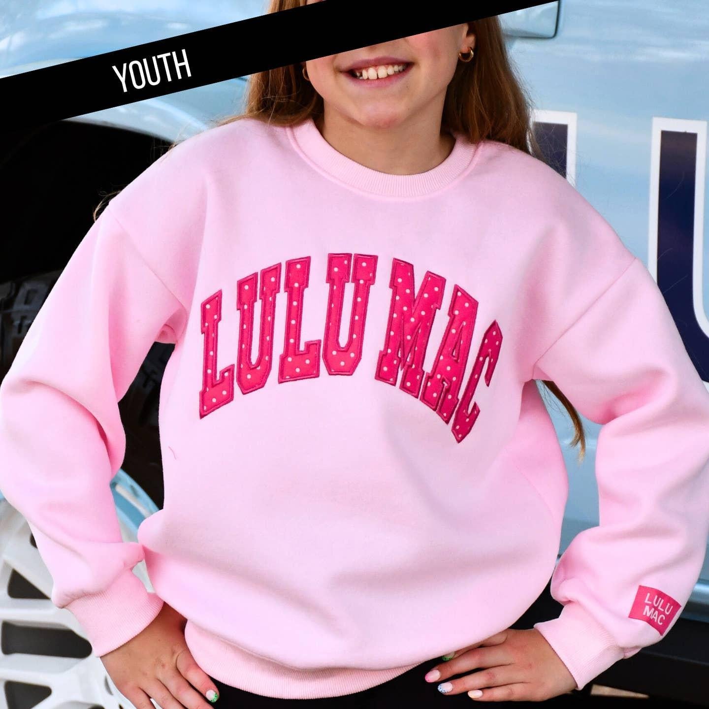 LULU Mac Light Pink/Hot Pink Polka Dot- Stitch