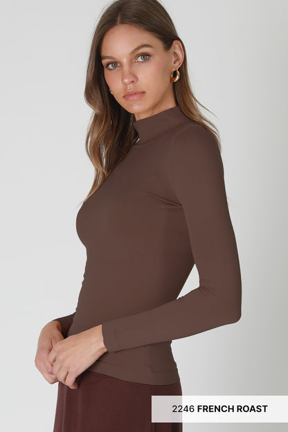 Mock Neck Long Sleeve