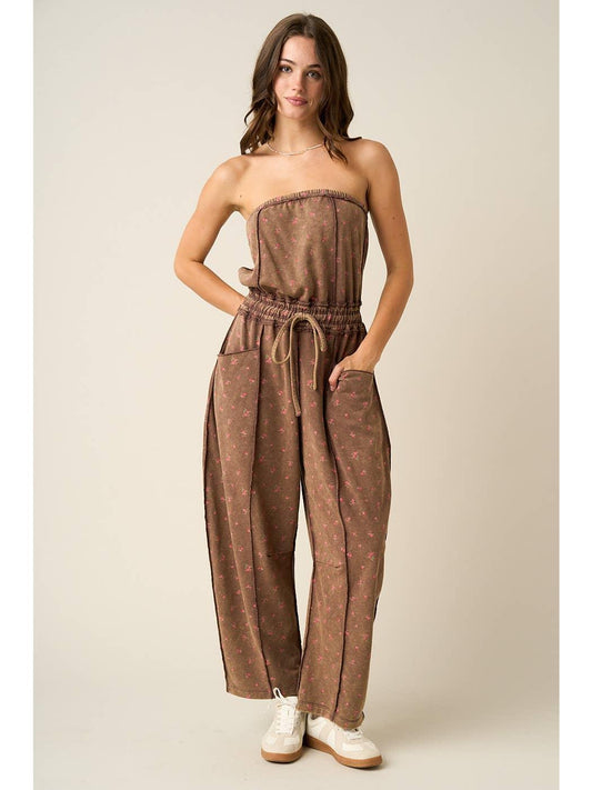 Dallas Barrel Leg Jumpsuit