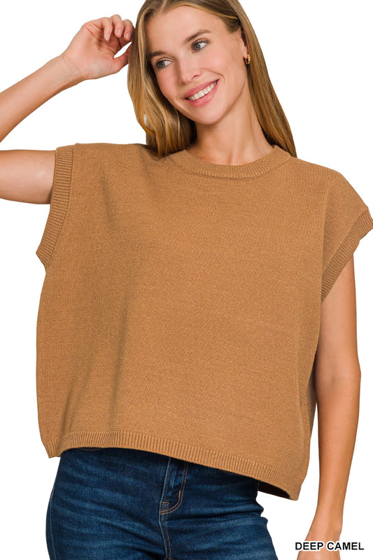 Victoria Sweater Deep Camel