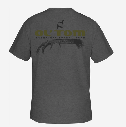 Ol Tom Turkey Claw SS Tee Graphite Heather
