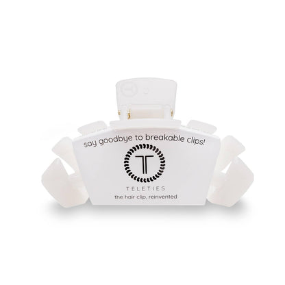 Classic Hair Clip | Medium | Coconut White