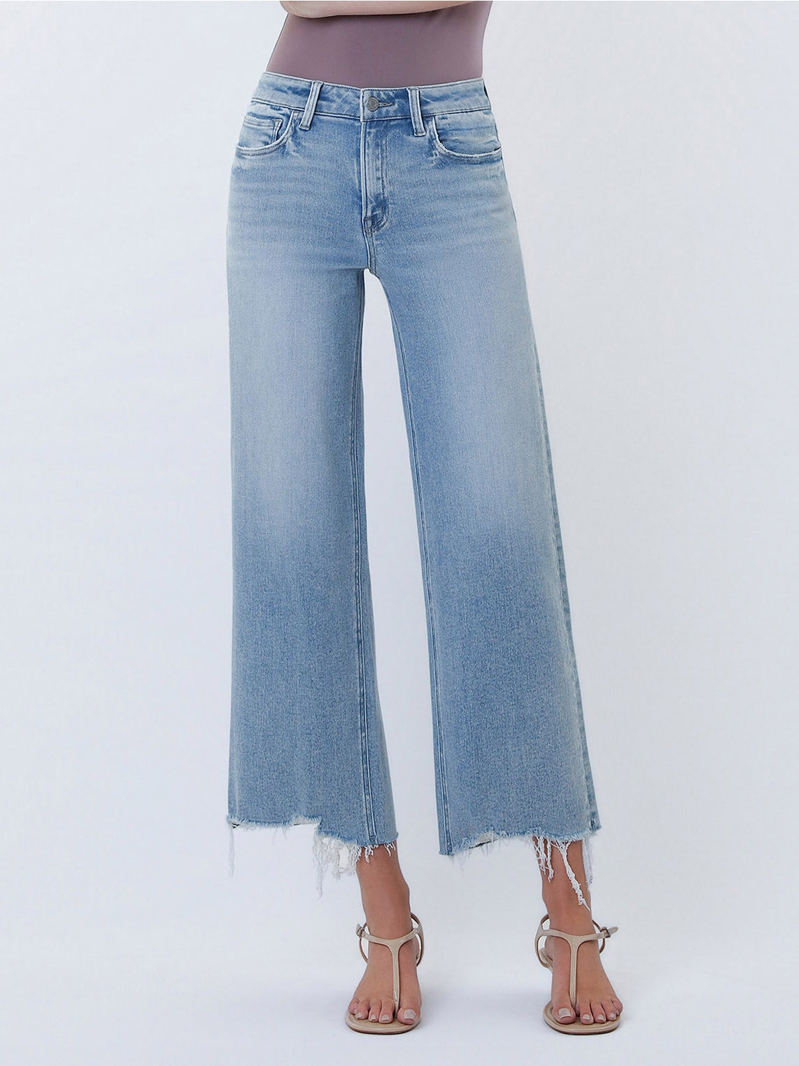 Imaginative Cropped Wide Leg Jeans