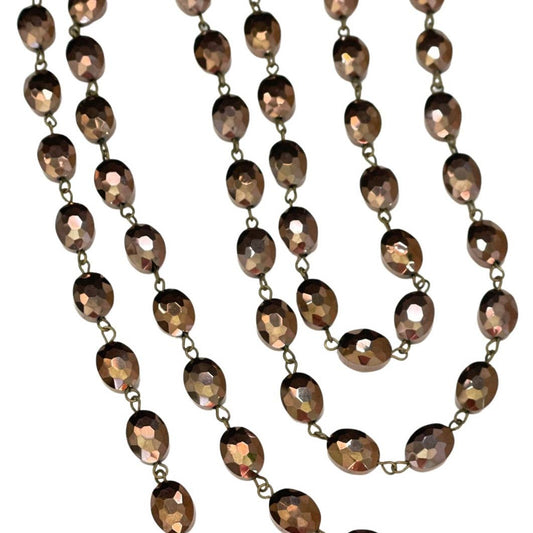 Linked Oval Bead Necklace